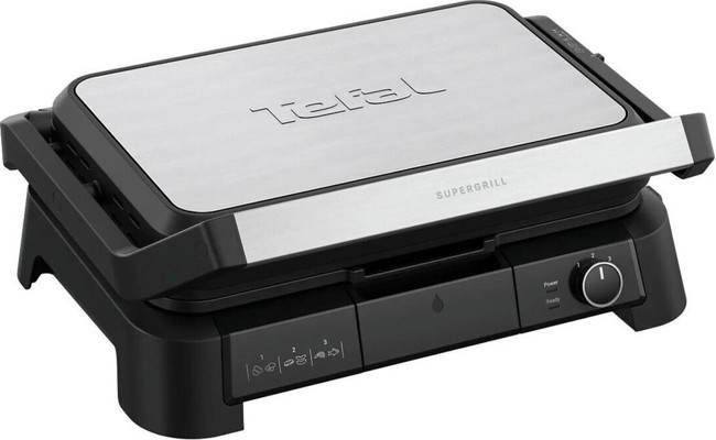 Tefal SuperGrill 3in1 XL Tost Makinesi Gri - HEDİYELİ