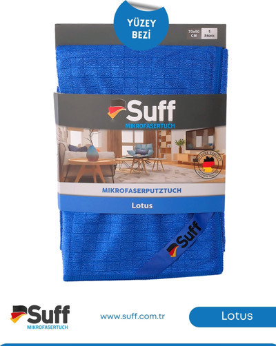 Suff Lotus Yüzey Temizlik Bezi Damalı 70x50