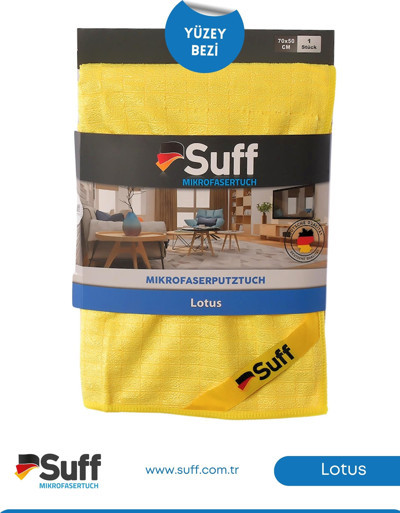 Suff Lotus Yüzey Temizlik Bezi Damalı 70x50
