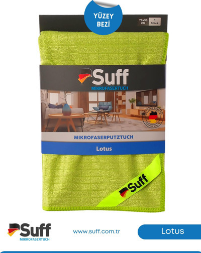 Suff Lotus Yüzey Temizlik Bezi Damalı 70x50