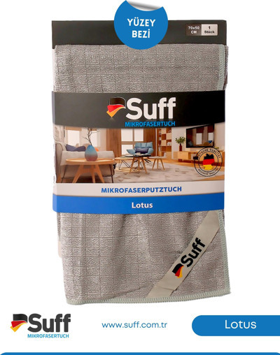 Suff Lotus Yüzey Temizlik Bezi Damalı 70x50