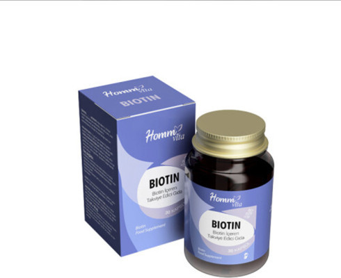 Homm Bitkisel Vıta Biotin İçeren Takviye Edici Gıda 30 Kapsül
