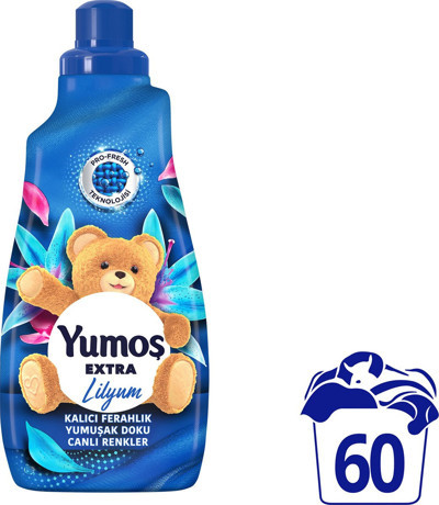 Yumoş Extra Konsantre Çamaşır Yumuşatıcı Lilyum 1440 ml 60 Yıkama