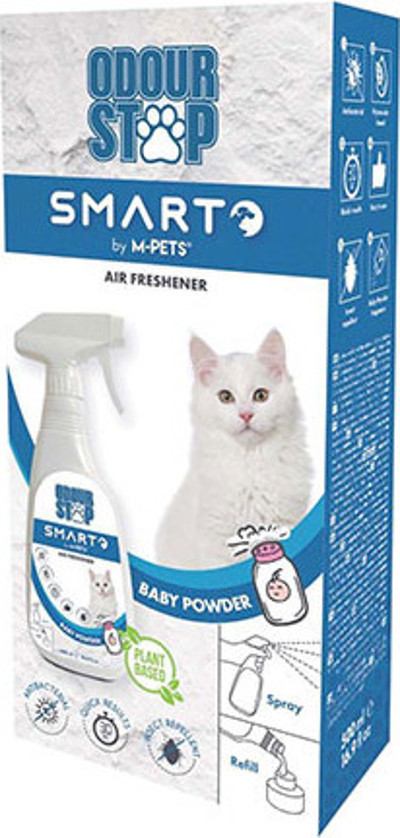 M-Pets Koku Giderici Deodorant Sprey Bebek Pudrası Kokulu 500 Ml
