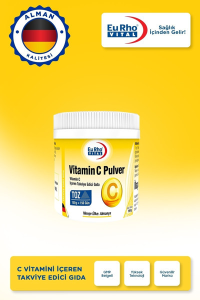 Eurho Vital Eurho® Vital Vitamin C Pulver (150g)