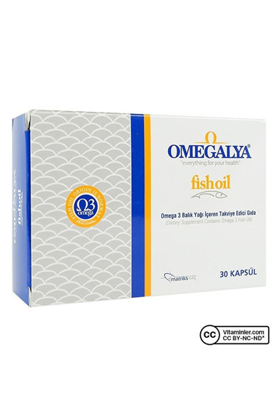 OMEGALYA KAPSÜL, OMEGA 3 BALIK YAĞI İÇEREN TAKVİYE EDİCİ GIDA 30 kapsül