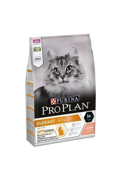 Pro Plan Derma Plus (Elegant Adult) Tüy Yumaği Kontrolü Somonlu Kedi Mamasi 1,5 Kg