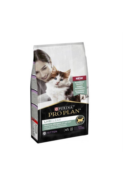 Purina Pro Plan Pro Plan Liveclear Hindi Etli Yavru Kedi Maması 1,4 Kg