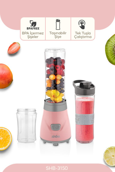 Sinbo Shb-3150 Smothie Blender Pembe