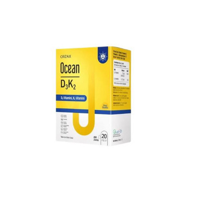 Orzax Ocean Vitamin D3 + Vitamin K2 Oral Damla 20 ml