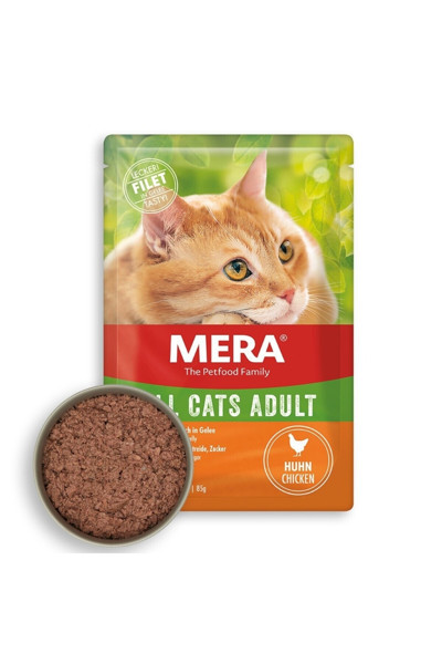 Mera The Petfood Family Tahılsız Tavuklu Pouch Yaş Kedi Maması 85 Gr