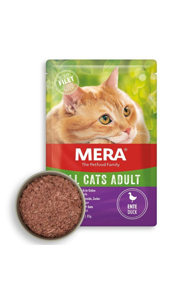 Mera The Petfood Family Tahılsız Ördekli Pouch Yaş Kedi Maması 85 Gr