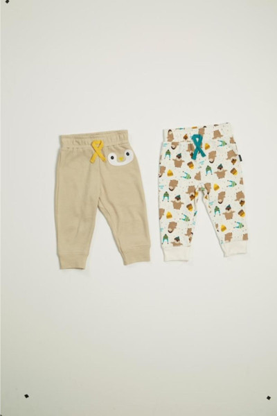Wonder Kids Yenidoğan Erkek Bebek Kahverengi 2'Li Set