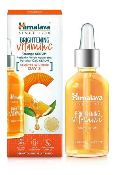 Himalaya Since 1930 Parlaklık Veren Aydınlatıcı Vitamin C Portakal Özlü Serum 30Ml, Cilt Yenileyici, Niasinamid