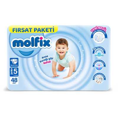 Bebek Bezi Fırsat Paketi 5 Beden 11-18 Kg 48 Adet