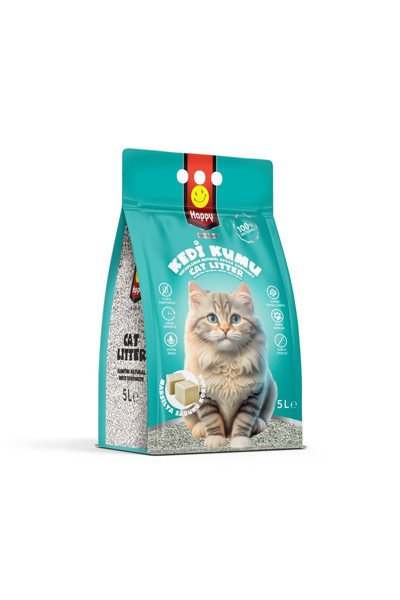 Topaklanan Bentonit Marsilya Sabunlu Kedi Kumu 5 Lt
