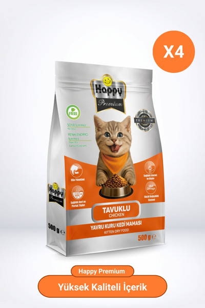 Tavuklu Yavru Kuru Kedi Maması 2 Kg