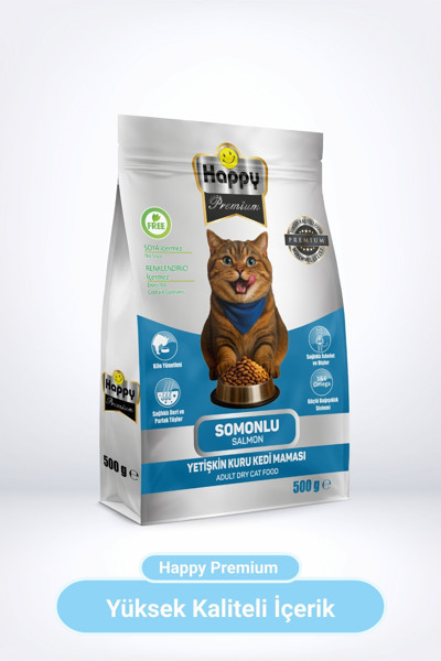 Somonlu Kuru Kedi Maması 500 g