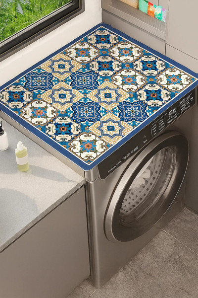 Valerine Life Çamaşır ve Kurutma Makinesi Üstü Düzenleyici Matı Örtüsü Kaymaz Sıvı Geçirmez 27CMD251