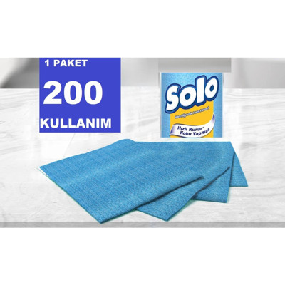 Solo Hijyenik Temizlik Bezi 33 x 30 cm 10 Lu x 5 Paket