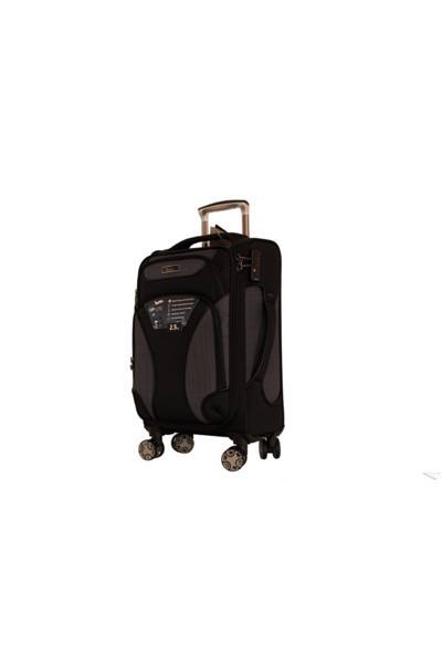 İt Luggage 12-2142-08 S It Siyah Kabin Boy Kumaş Valiz
