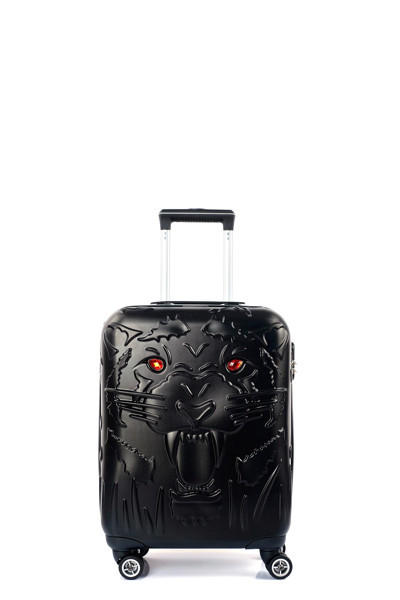Ççs Doğrular Çanta 5200-3 Tiger Abs 8 Tekerlekli Kabin Boy Valiz, Bavul (Kaplan)