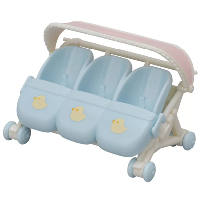 Üreticiniz Sylvanian Families Üçüz Bebek Arabası 5533 481348