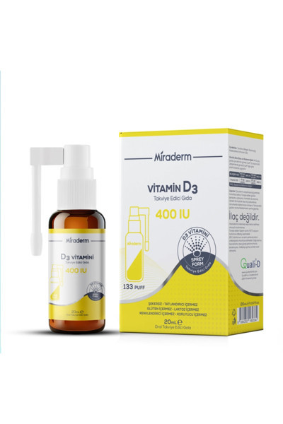 Vitamin D3 Sprey Form 400 IU – 20 ml (133 Puf)