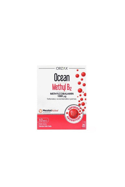 Orzax Ocean Methyl B12 10 Ml Takviye Edici Gıda
