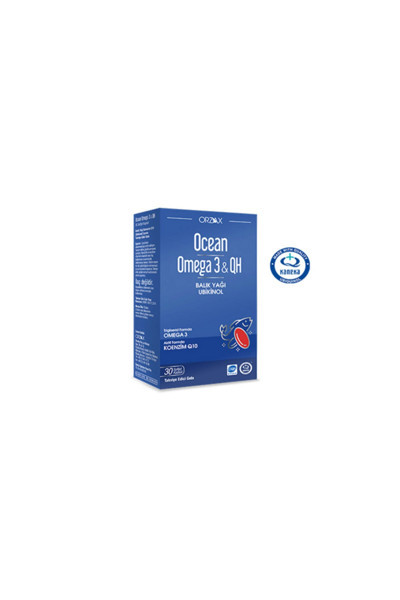 Ocean Omega 3 Qh Takviye Edici Balık Yağı 30 Kapsül
