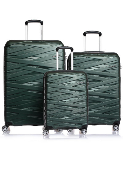 Pierre Cardin 04Pc1401-Set Haki Unısex 3 Lü Set Bavul