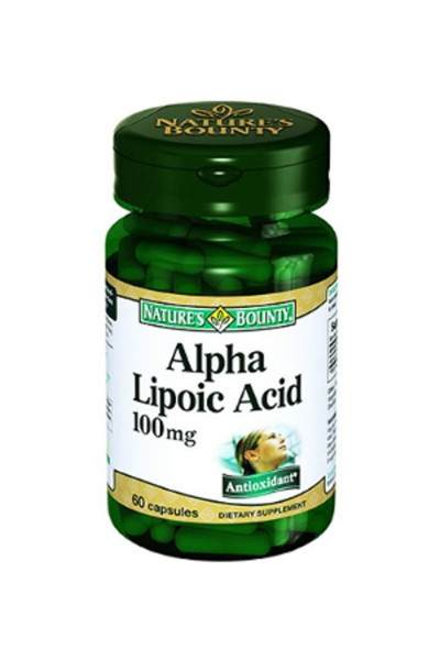 NATURE'S BOUNTY ALPHA LIPOIC ACID KAPSÜL, ALFA LİPOİK ASİT İÇEREN TAKVİYE EDİCİ GIDA 60 kapsül