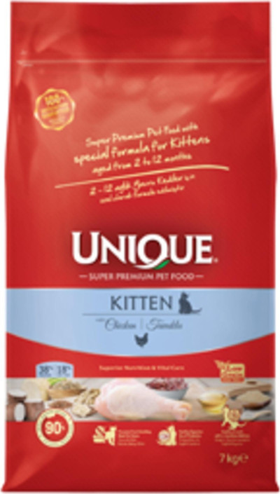 Unique Yavru Kedi Maması 7 Kg Tavuklu