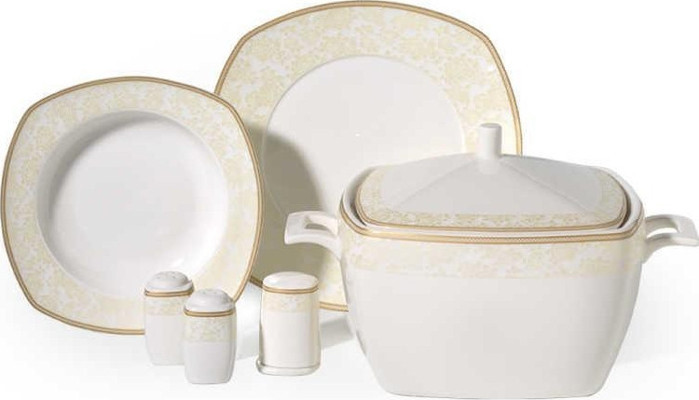 Korkmaz A8230 Pearl Star Kare Yemek Takımı 60 Parça
