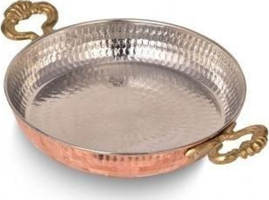 Turna Bakır Acemli Tava 4 No 20 Cm Makine Dövme Kırmızı Turna7560-1