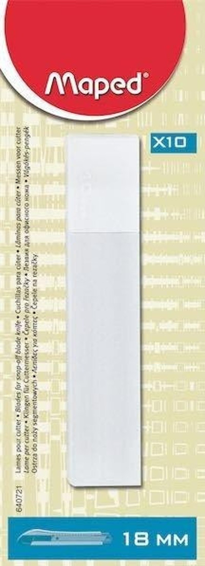 Maped Yedek Bıçak 18Mm 10'lu Blister