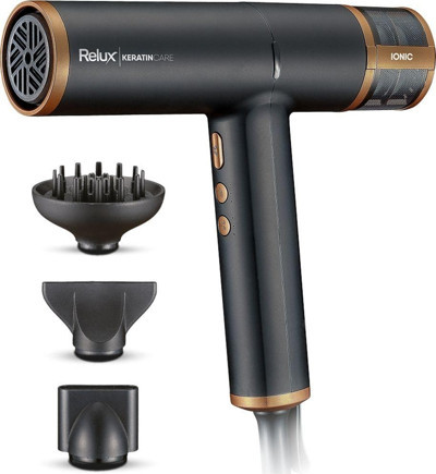 Relux Rhd9190B Keratincare Bldc Saç Kurutma Makinesi 1900W, Hızlı, Sessiz Kurutma