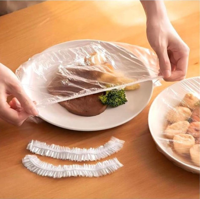Lastikli Tencere Ve Tabak Bonesi 100 Adet (22cm)