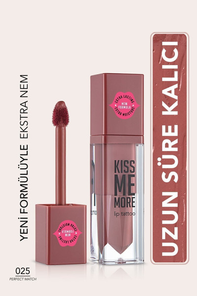 Flormar Uzun Süre Kalıcı Mat Ruj - Kiss Me More-025 Perfect Match-8682536040921
