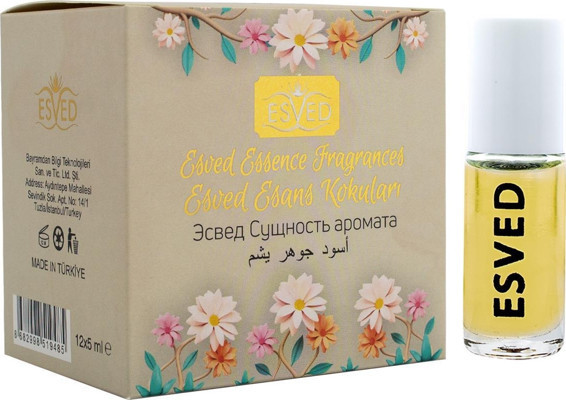 Paçuli Kokusu Parfüm Esansı Alkolsüz Esans 5Ml. 12'li Paket