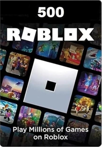 Lisansserial Roblox 500 Robux Gift Card