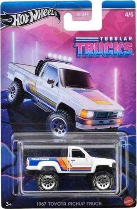 Hot Wheels Tubular Trucks 1987 Toyota Pickup Truck HRR98 - idefix
