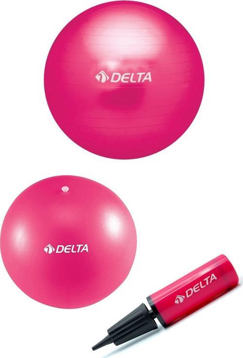 85 cm Pilates Topu 25 cm Mini Denge Topu Ve Pompası Seti