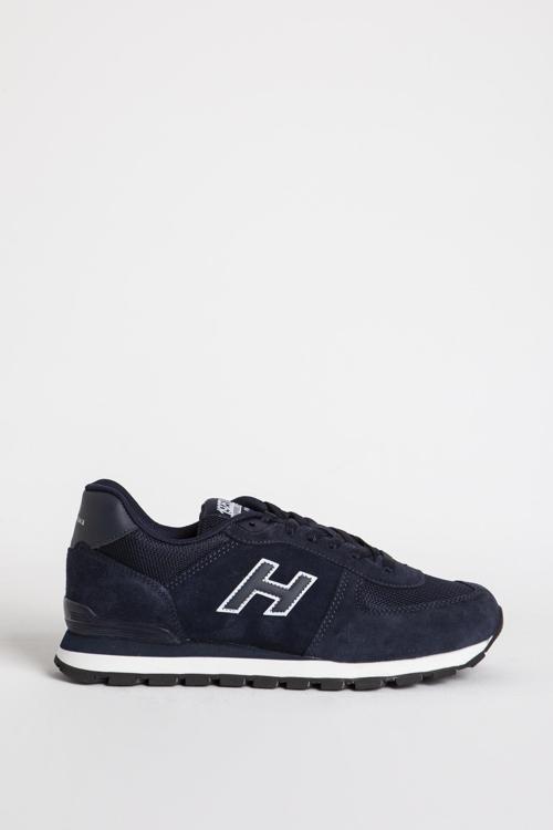 Erkek Comfort Sneaker Spor Ayakkabı Gerçek Deri HJ Peru 19250M LACİVERT