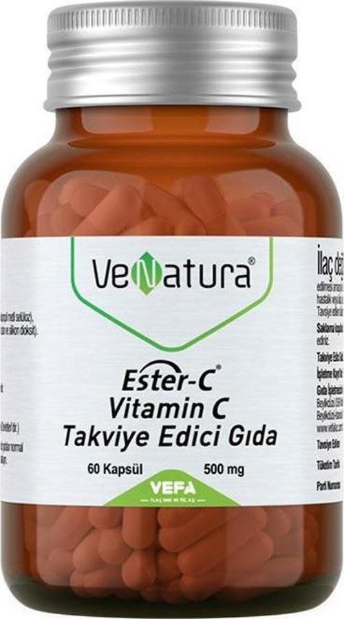 Ester-C Vitamin C Takviye Edici grıda 60 Kapsül