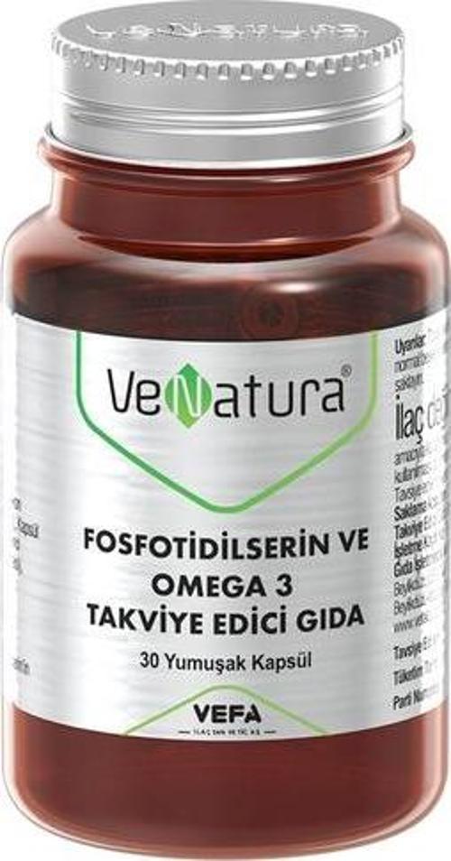 Fosfotidilserin ve Omega 3 Takviye Edici Gıda 30 Yumuşak Kapsül