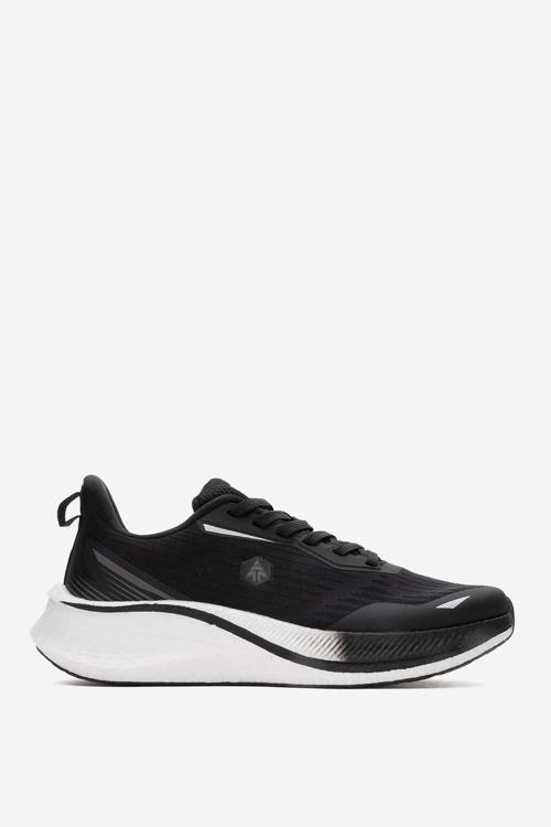 Erkek Kalın Taban Bağcıklı Sneaker HJ 25063M SİYAH