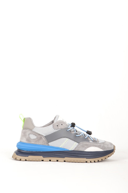 Erkek Süet Detay Kalın Tabanlı Sneaker GJ 500 GRİ