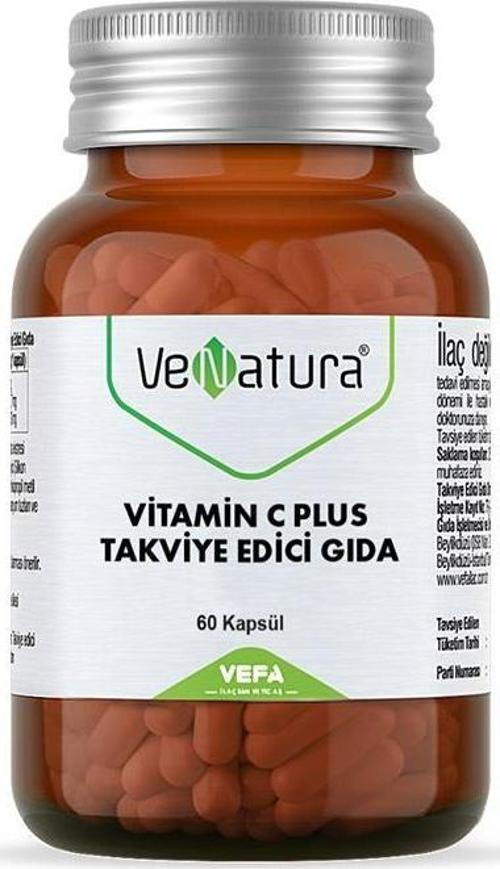 Vitamin C PLUS Takviye Edici Gıda 60 Kapsül