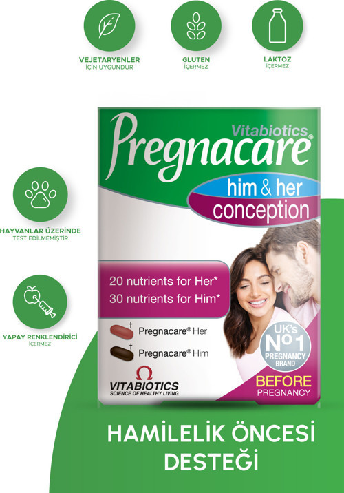 Pregnacare Him and Her Conception Tablet 60
